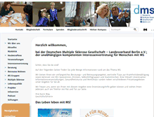 Tablet Screenshot of dmsg-berlin.de